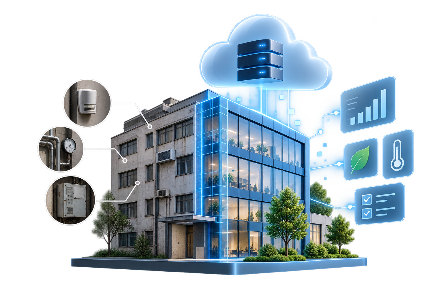 Bestandsgebäude digitalisieren mit BAScloud