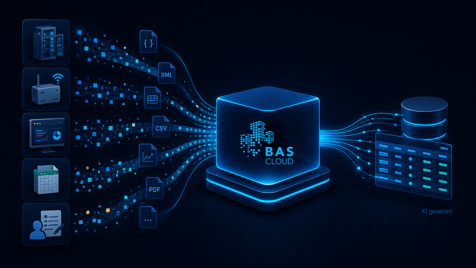 BAScloud Datenformate zusammenführen