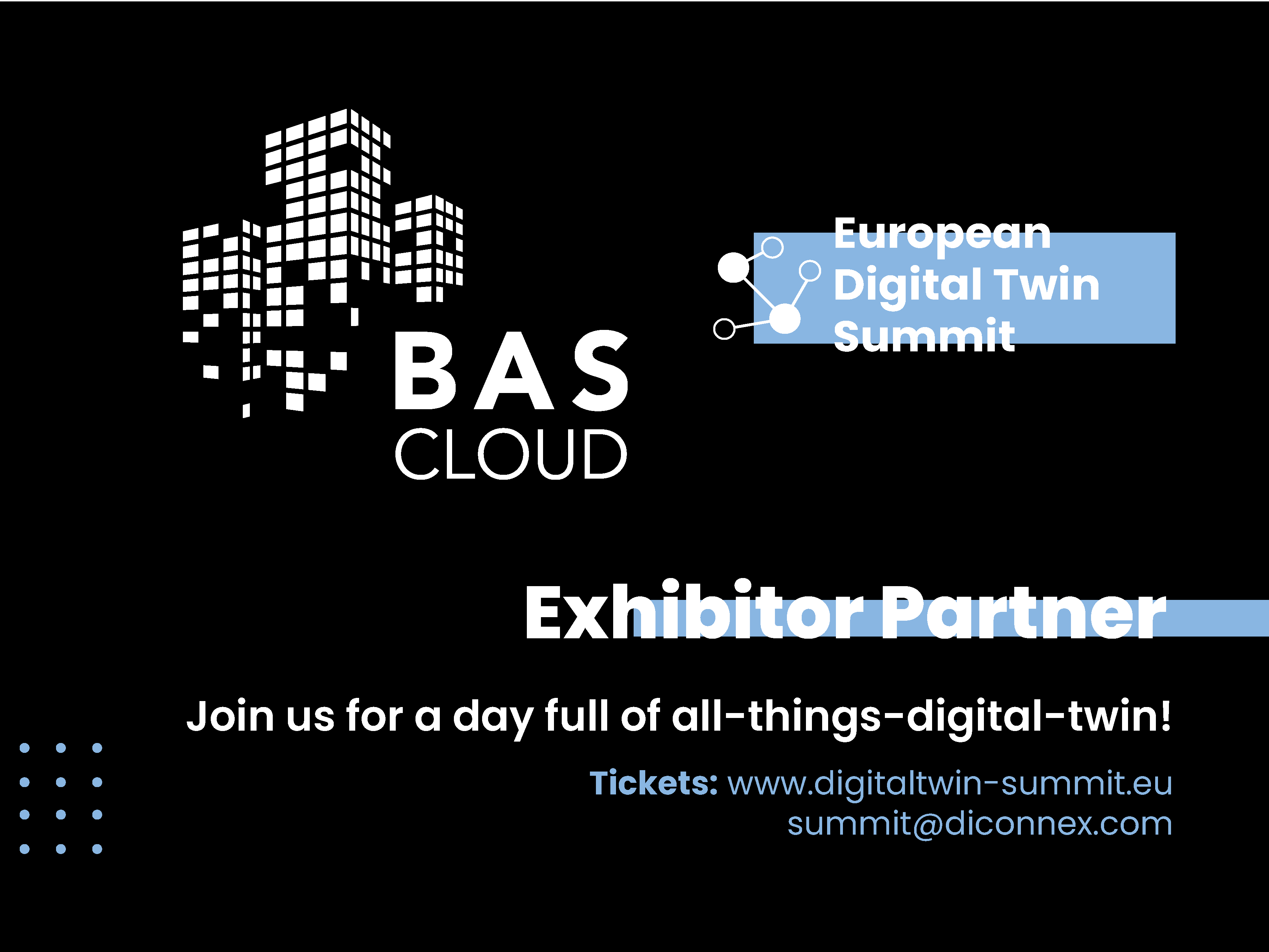 European Digital Twin Summit in Hamburg am 15.09.2022: BAScloud schafft virtuelle Zwillinge