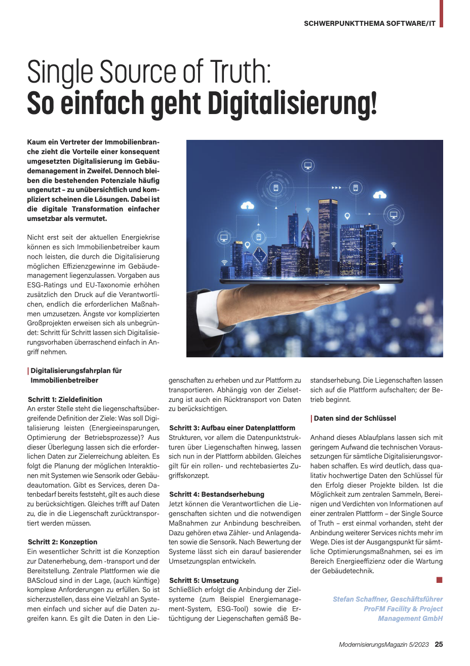 ModernisierungsMagazin, Mai 2023